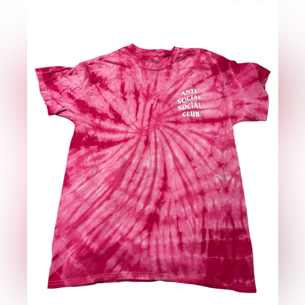 Anti Social Social Club Laguna Tee Pink Tie Dye
